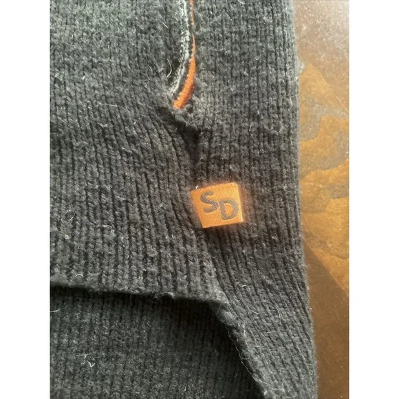 SD Dog Halloween Pumpkin Sweater Black And Orange - Picture 3 of 6